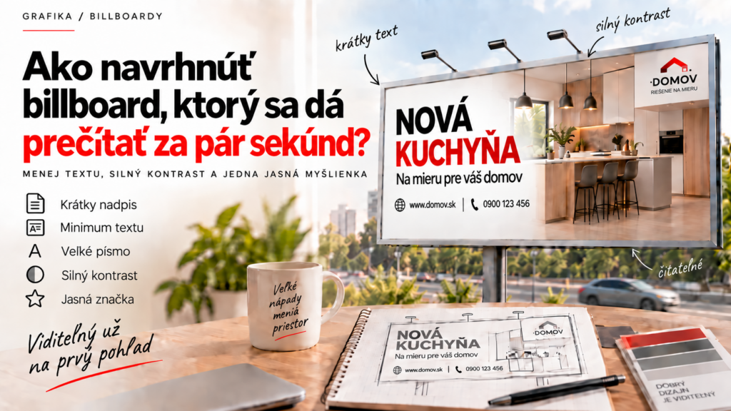 Ako navrhnúť billboard, ktorý zaujme za pár sekúnd | GrafickyWEB